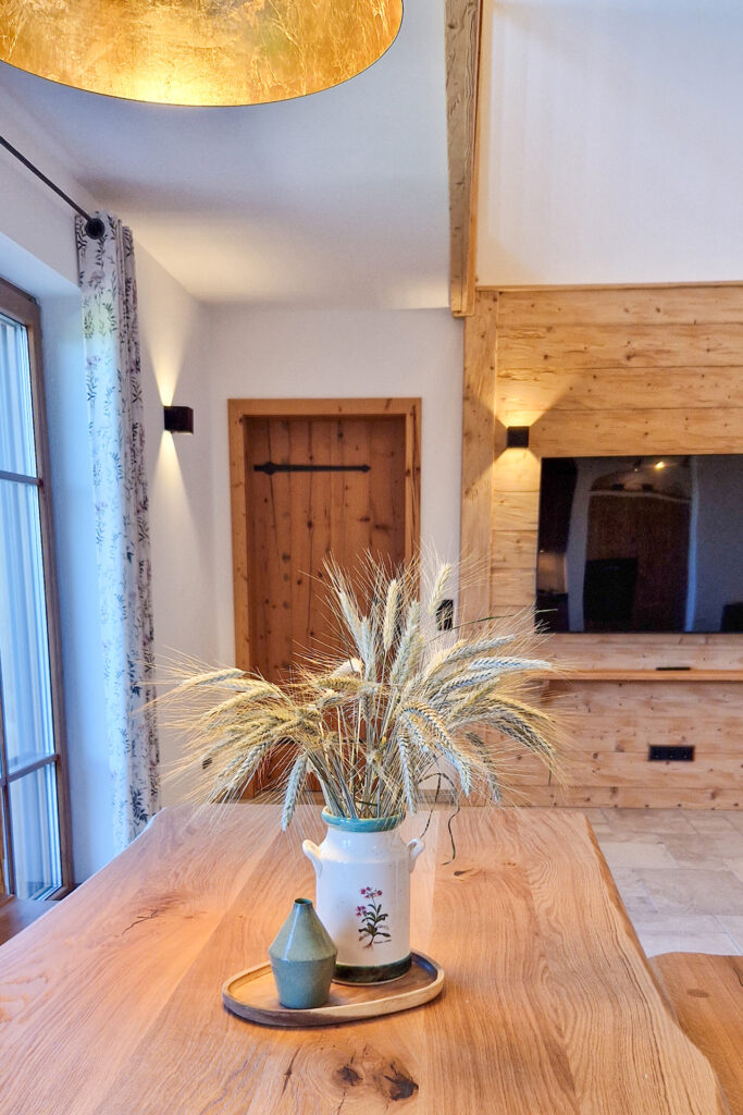 Landhaus Ambiente in der Ferienwohnung Alpenblick