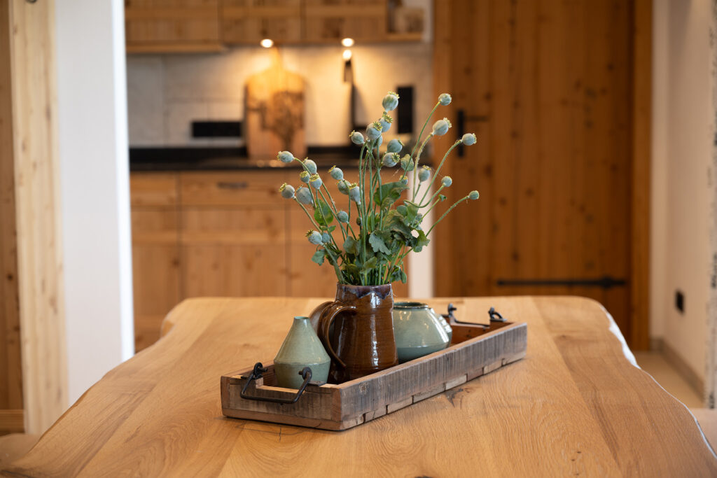 Landhaus Ambiente in der Ferienwohnung Bergblick am Stadlerhof